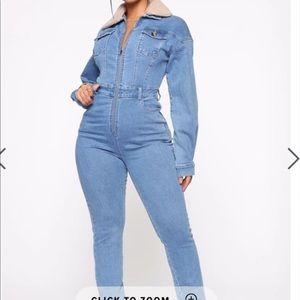 Denim jumpsuit